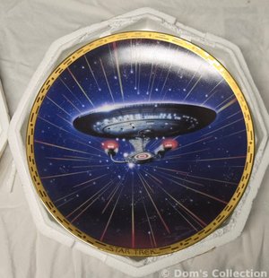 Assiette de Collection "U.S.S. Enterprise NCC-1701-D"