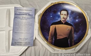 Assiette de Collection "Lieutenant Commander Data"