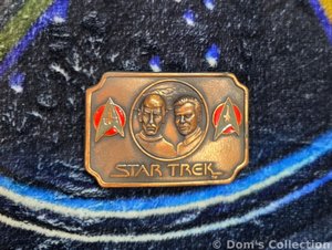 Boucle de ceinture "Star Trek Lives!"