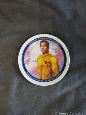 Assiette Décorative "Captain Kirk"