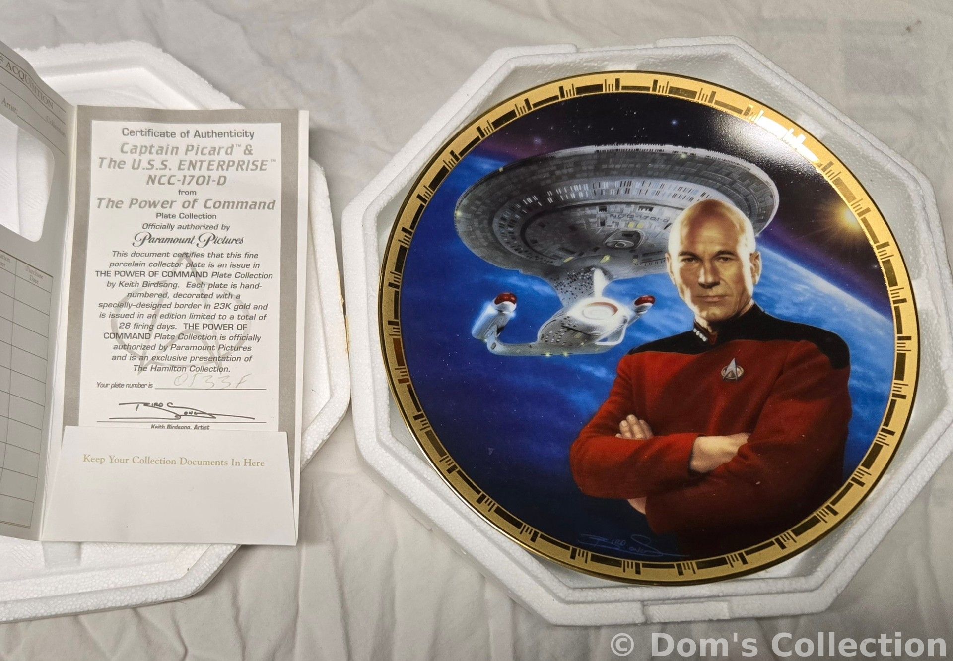 Capitaine Jean-Luc Picard et l'U.S.S. Enterprise NCC-1701-D