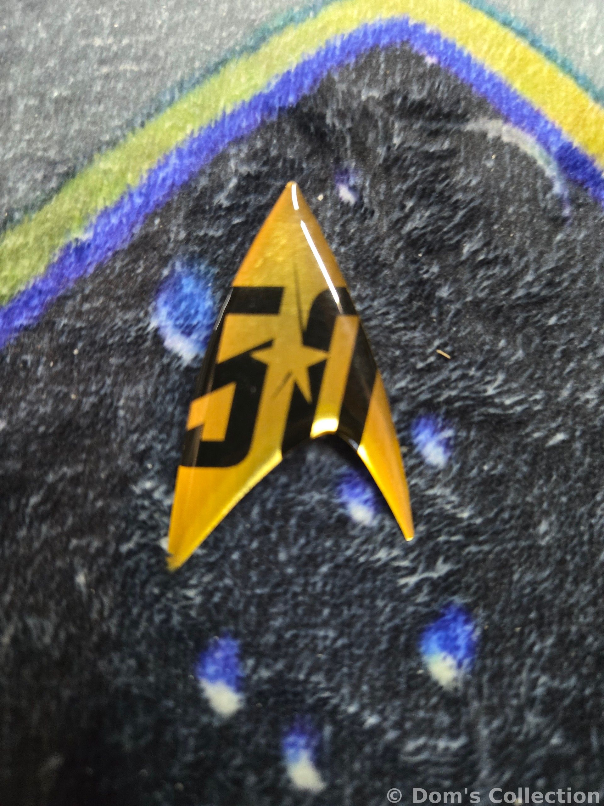 Badge du 50ème anniversaire de Star Trek