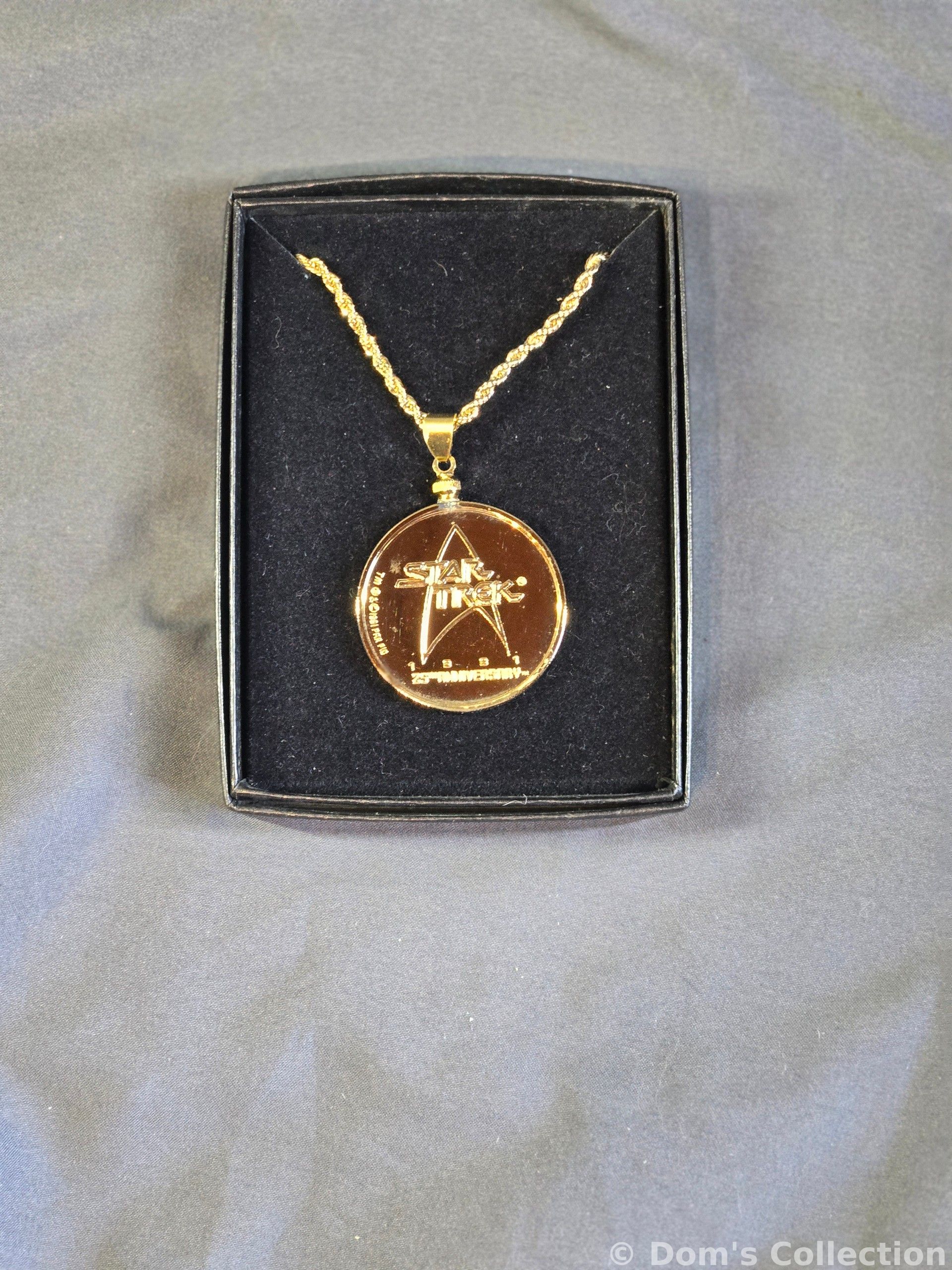 Pendentif Commémoratif Star Trek - 25ème Anniversaire 