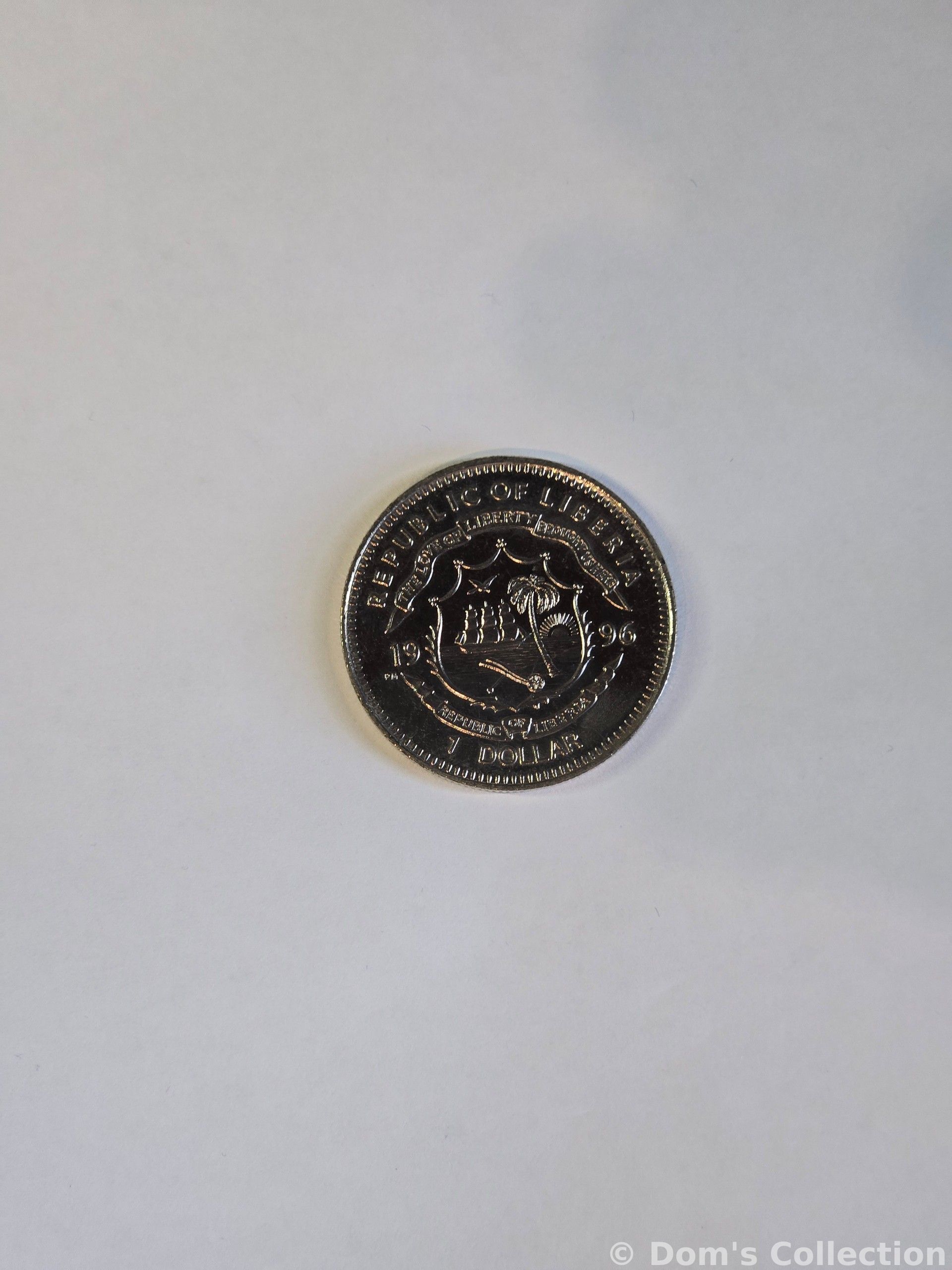 Pièce Commémorative Star Trek : 30ème Anniversaire (1966-1996) 1 dollar Libéria