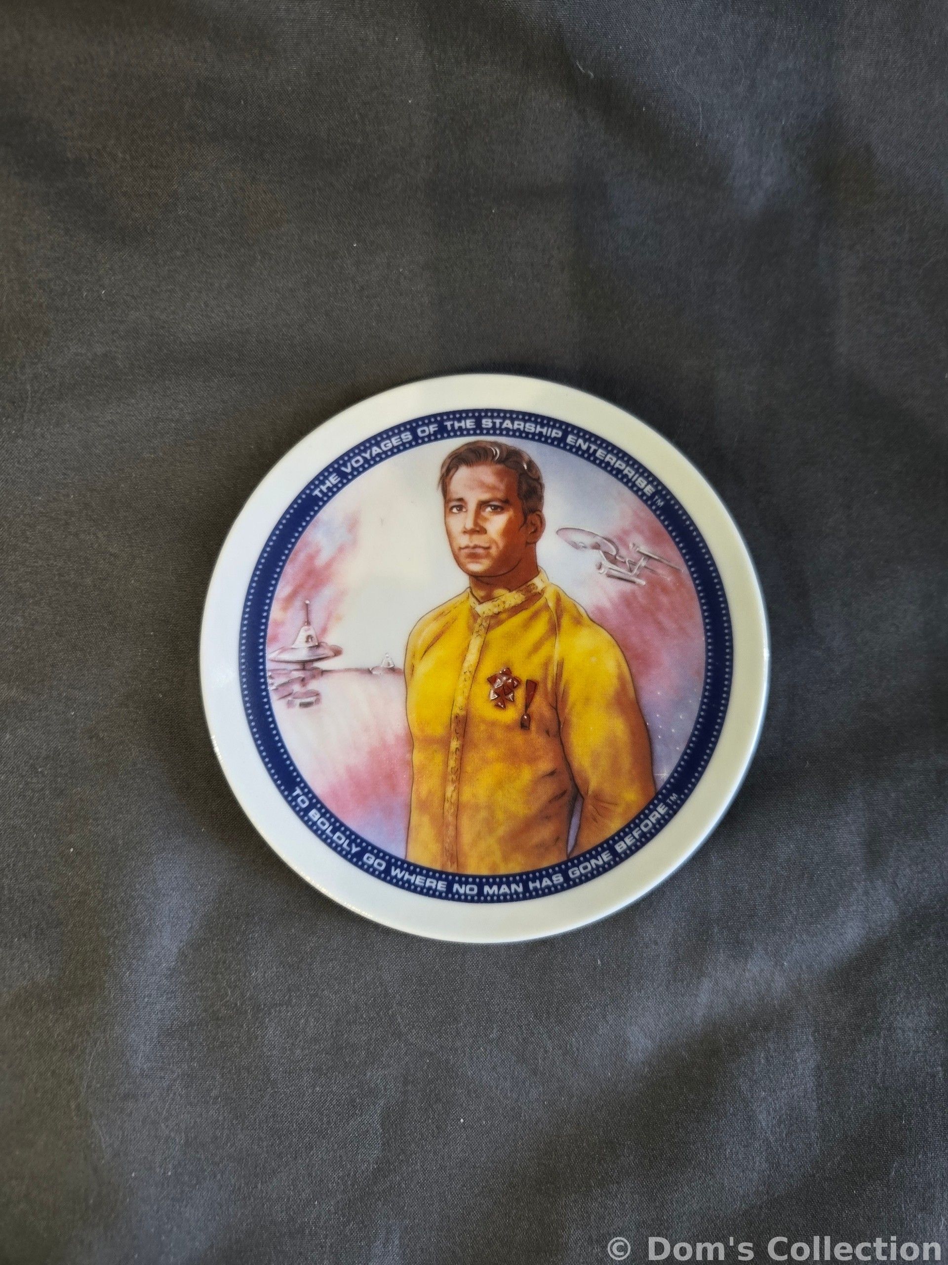 Assiette Décorative "Captain Kirk"