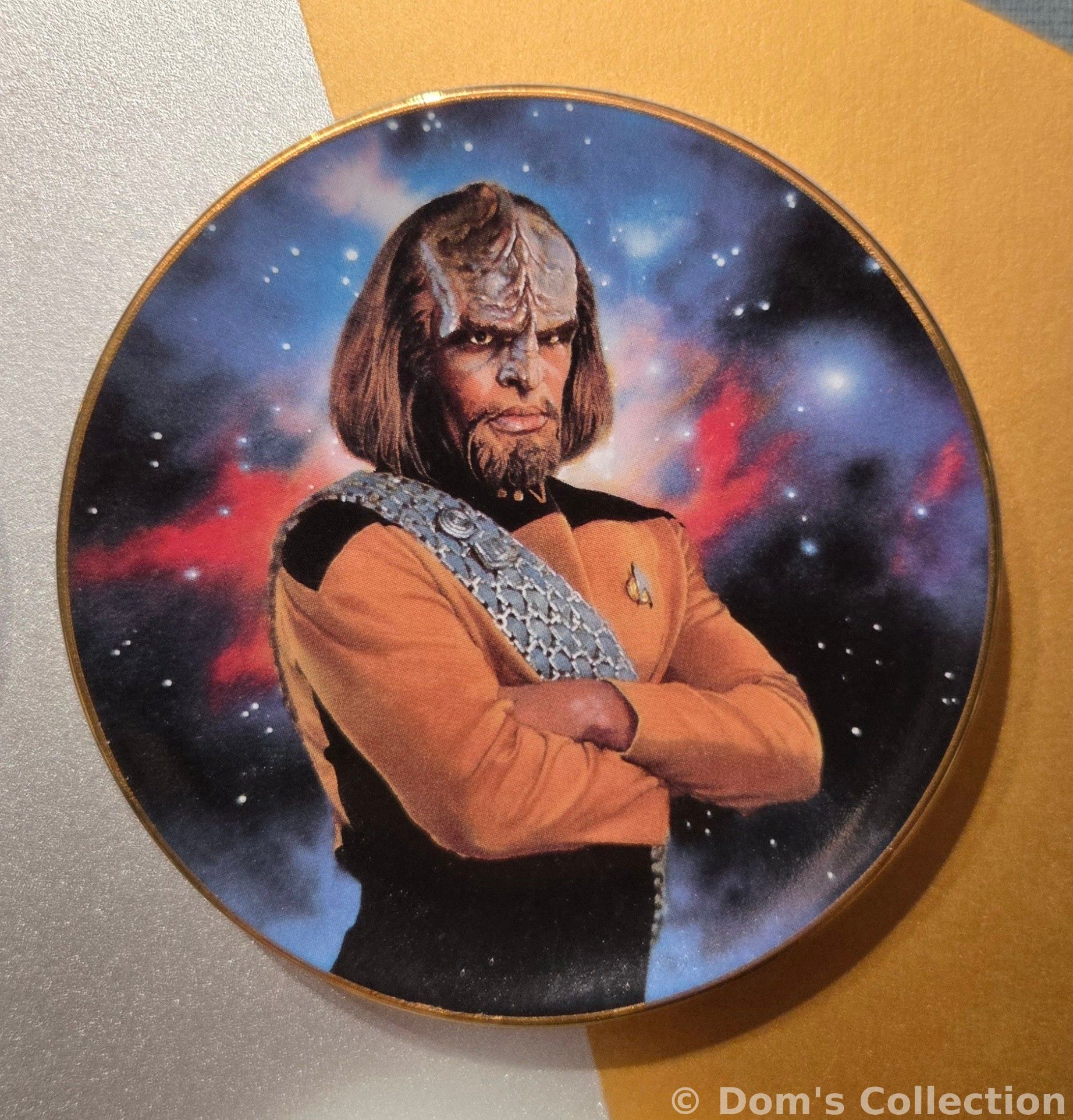 Mini-assiette "Lieutenant Worf"