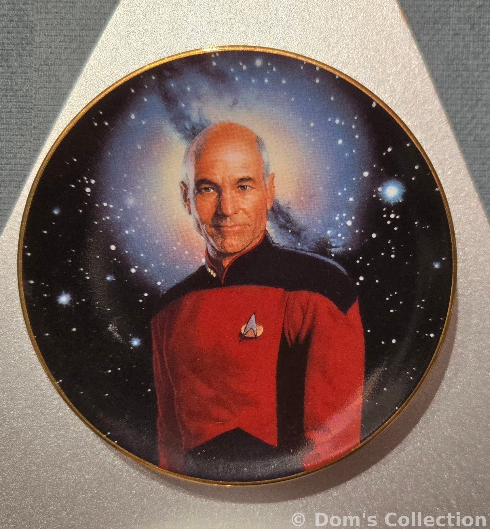 Mini-assiette "Capitaine Jean-Luc Picard"