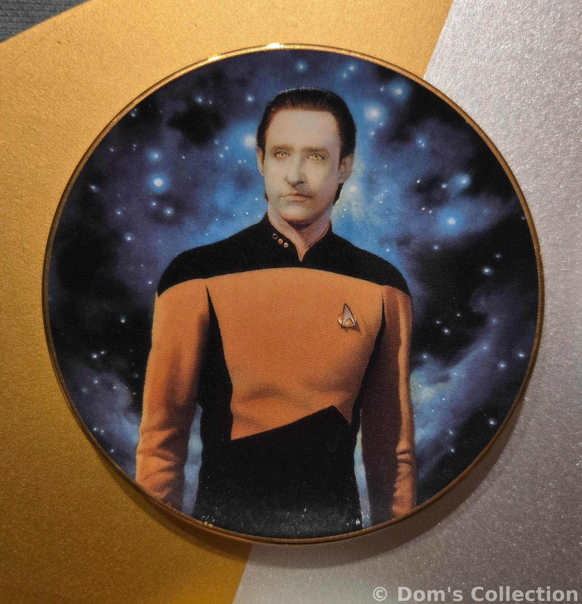 Mini-assiette "le Lieutenant Commander Data"