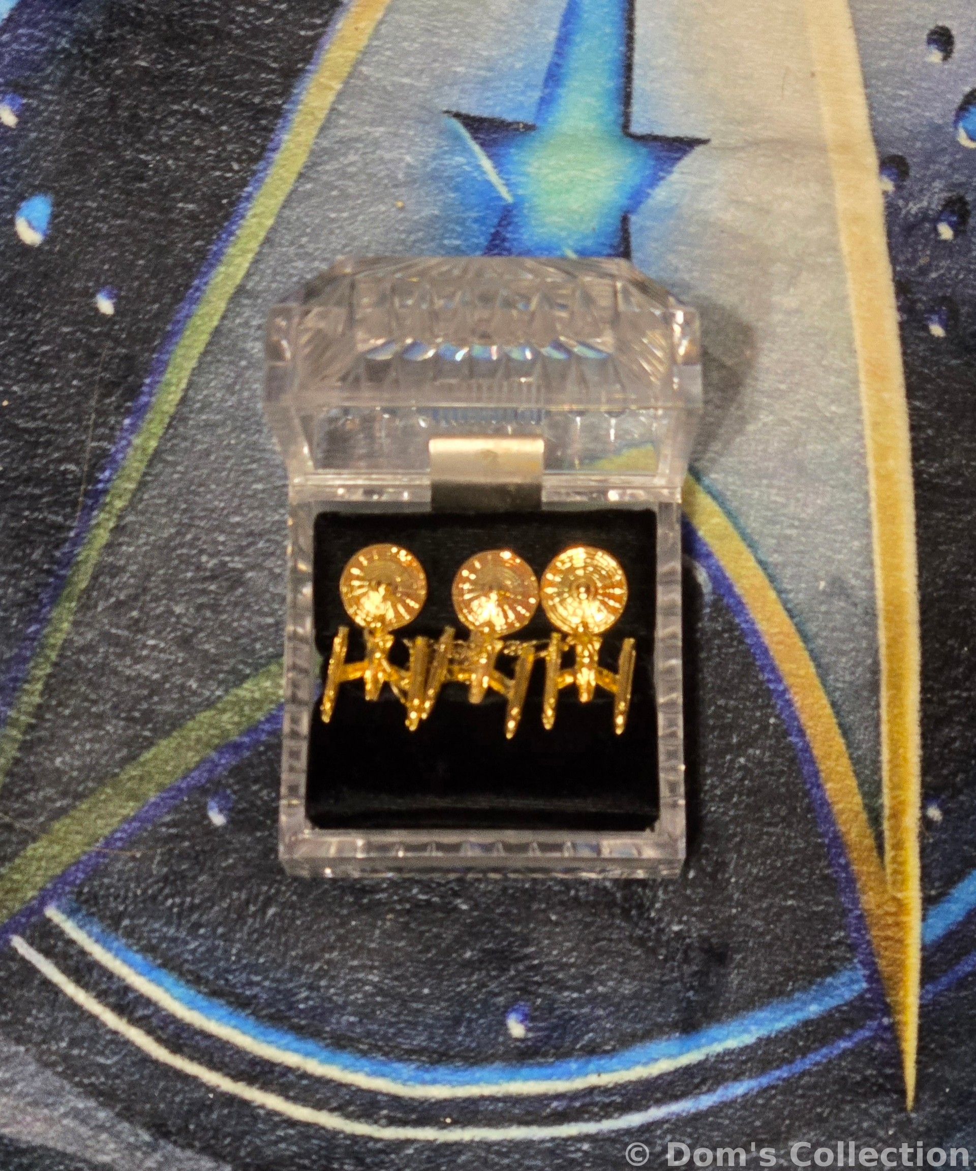 Parure de Bijoux "Gold Edition" - USS Enterprise NCC-1701
