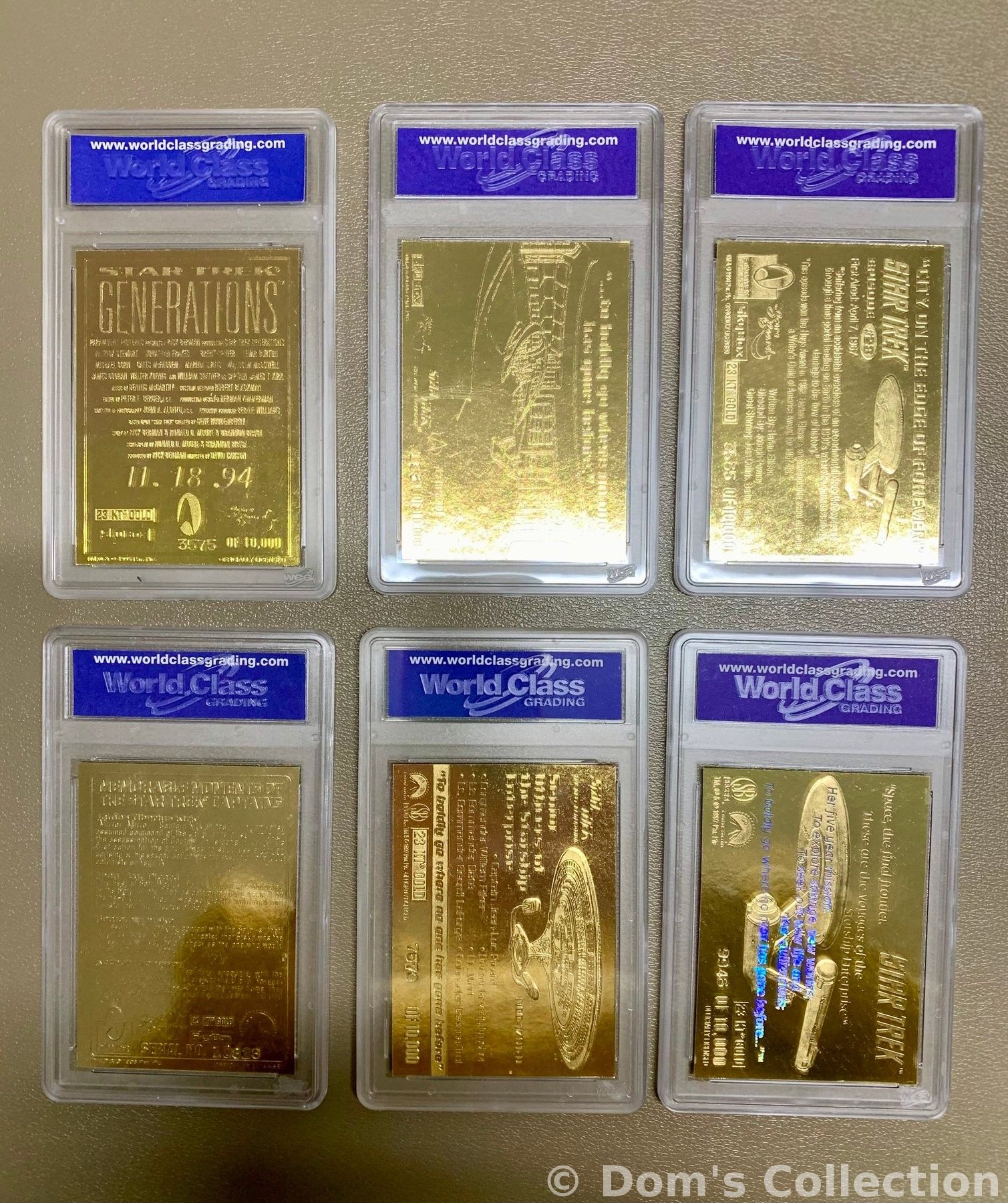 Cartes de collection Star Trek